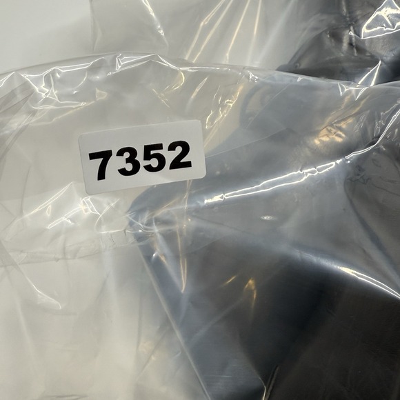 Elli Bartoli Black Leather Combat Boots Lace-Up Size 41 Italy Fur Lug Sole US 10 - Picture 10 of 10